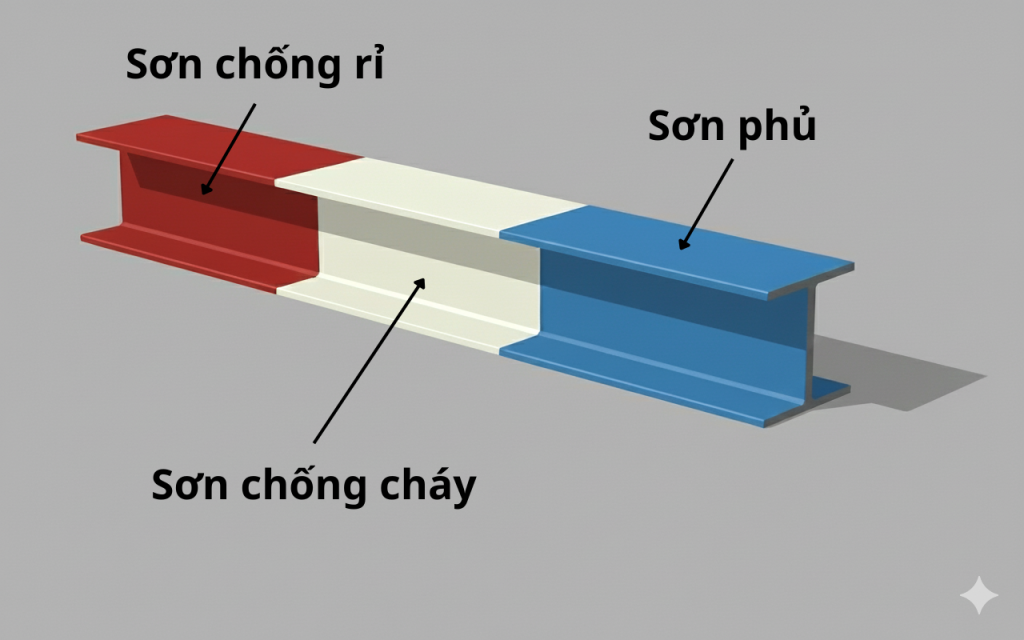 QUY TRÌNH THI CÔNG SƠN KẾT CẤU THÉP CHUẨN A-Z: HƯỚNG DẪN CHI TIẾT